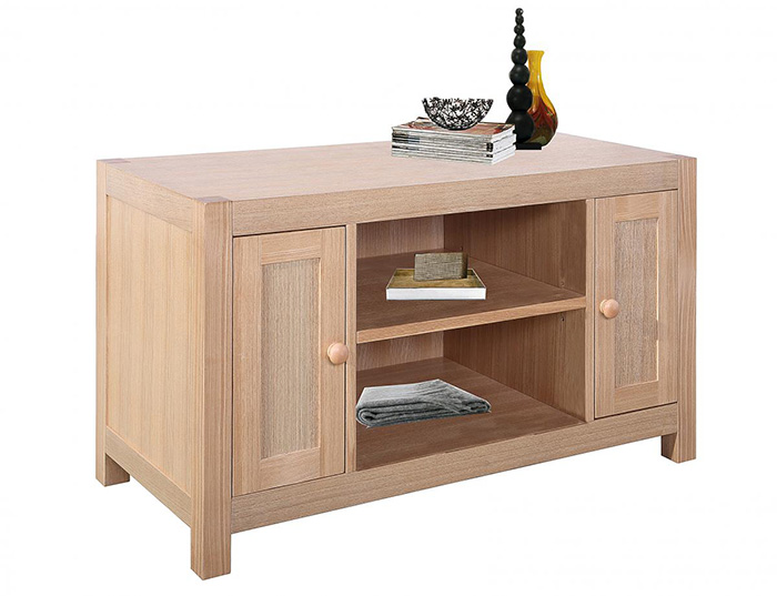 Cyprus Ash wood Tv Cabinet